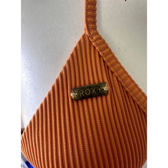 Roxy Mind of Freedom Rust Triangle Adjustable Criss Cross Bikini Top Only S - Picture 5 of 7